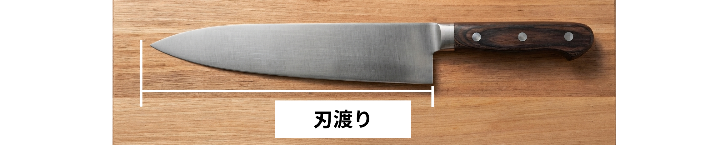 包丁の刃渡り